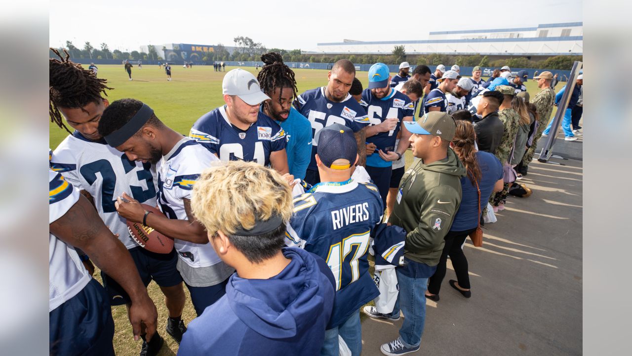 Los Angeles Chargers host Boots and Bolts at Hoag Performance Center on Friday, Dec. 21, 2018 in Costa Mesa, CA.