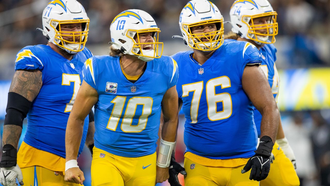 10 standout numbers from Justin Herbert's superb second NFL season with the L.A.  Chargers 