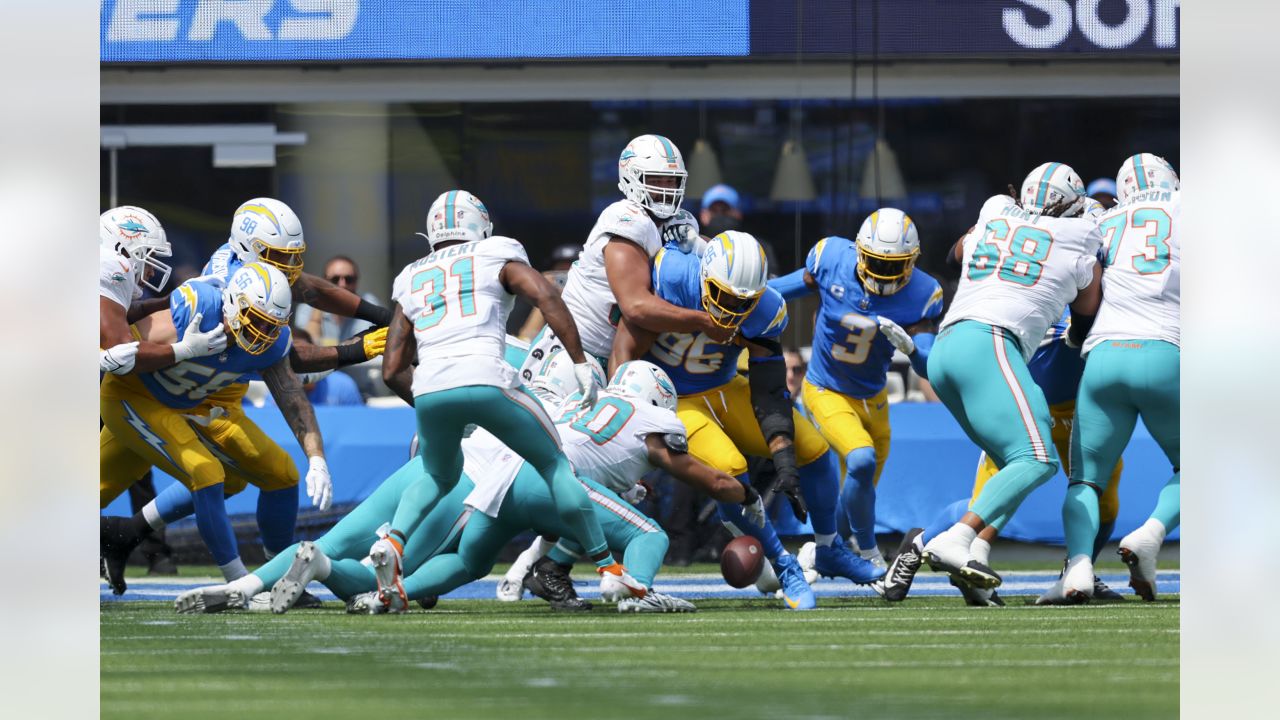 Los Angeles Chargers fans flock to SoFi Stadium for season opener against  Dolphins