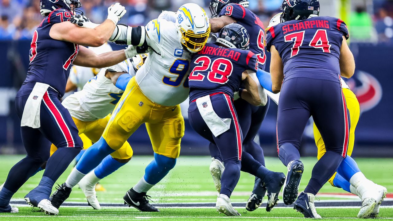 Snap Counts  Los Angeles Chargers at Houston Texans, Week 16 2021