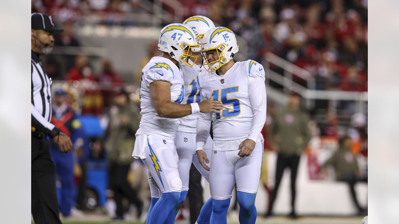 Tre McKitty Los Angeles Chargers Game-Used #88 White Jersey vs. San  Francisco 49ers on November 13 2022