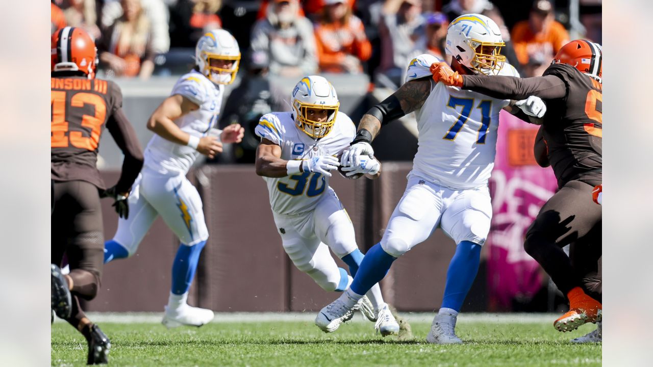 Cleveland Browns vs LA Chargers Muni Lot Game Day Poster 10/9/2022