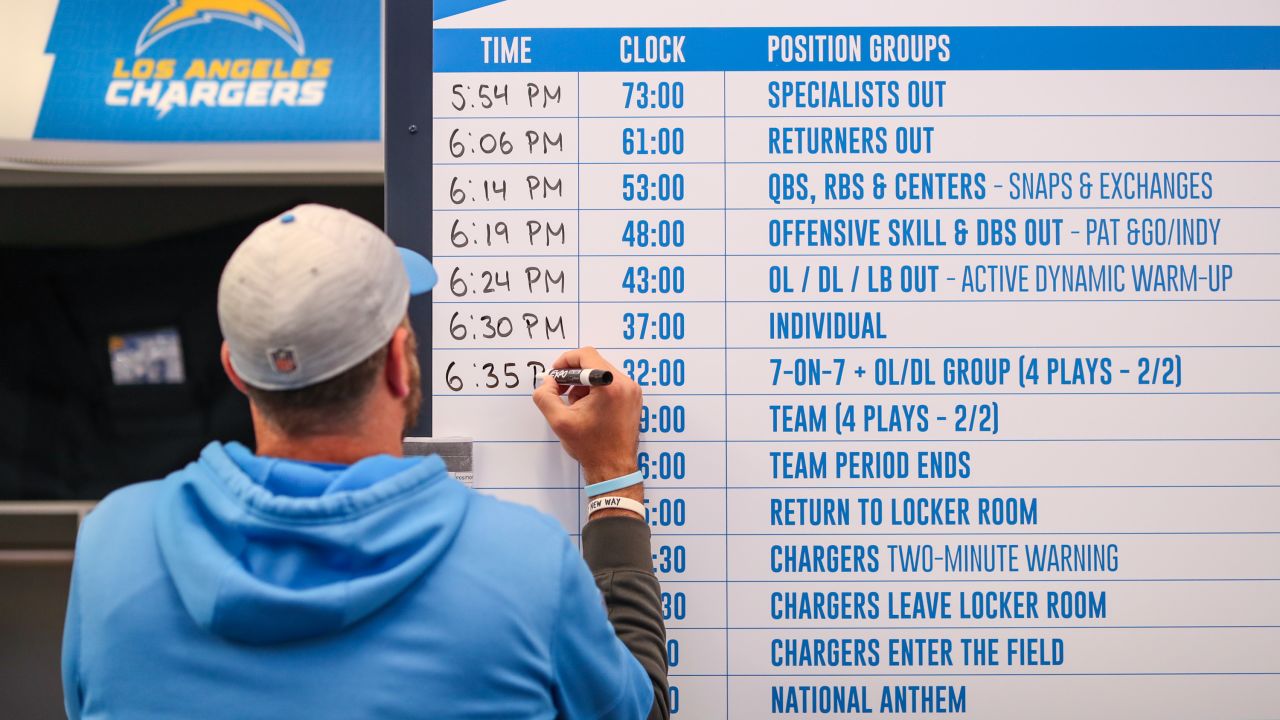 Photos Chargers Vs Rams Pregame