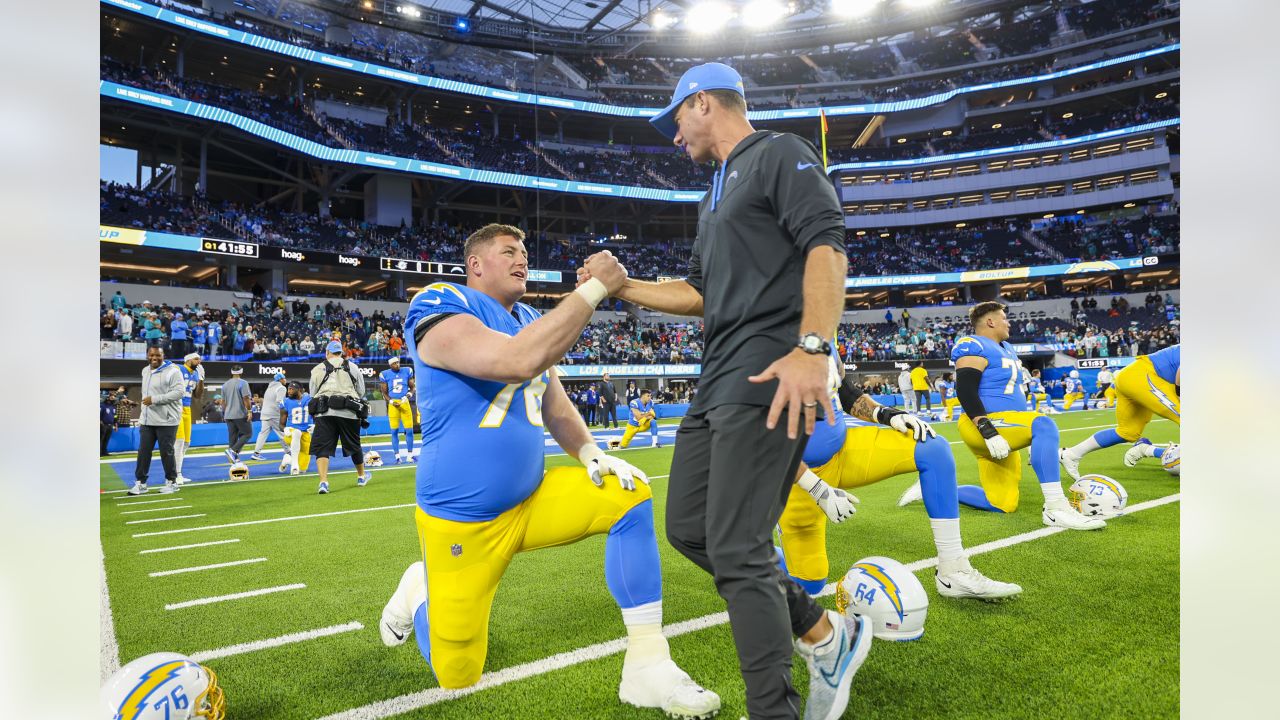 Los Angeles Chargers fans flock to SoFi Stadium for season opener against  Dolphins