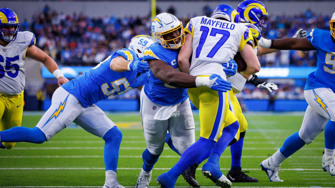 Los Angeles Rams wide receiver Tyler Hudson (86) catches the ball before an  NFL preseason football game against the Los Angeles Chargers, Saturday,  Aug. 12, 2023, in Inglewood, Calif. (AP Photo/Kyusung Gong