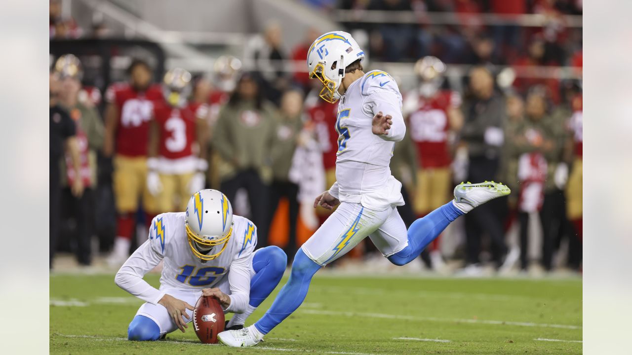 Tre McKitty Los Angeles Chargers Game-Used #88 White Jersey vs. San  Francisco 49ers on November 13 2022