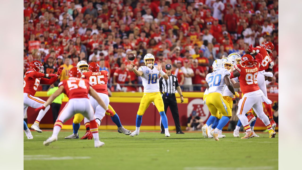 KANSAS CITY, MO - SEPTEMBER 15: A view of the NFL Instant Replay booth  before an NFL game between the Los Angeles Chargers and Kansas City Chiefs  on September 15, 2022 at