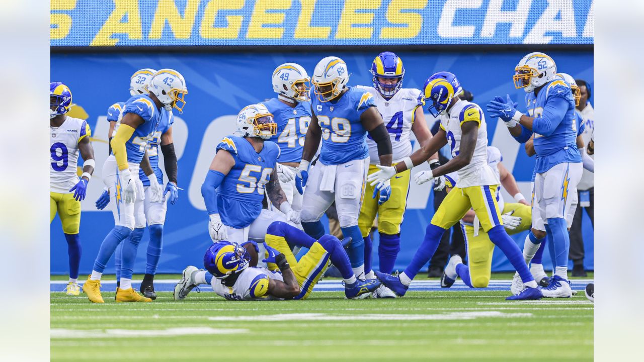 A general view of the Los Angeles Rams and Los Angeles Chargers