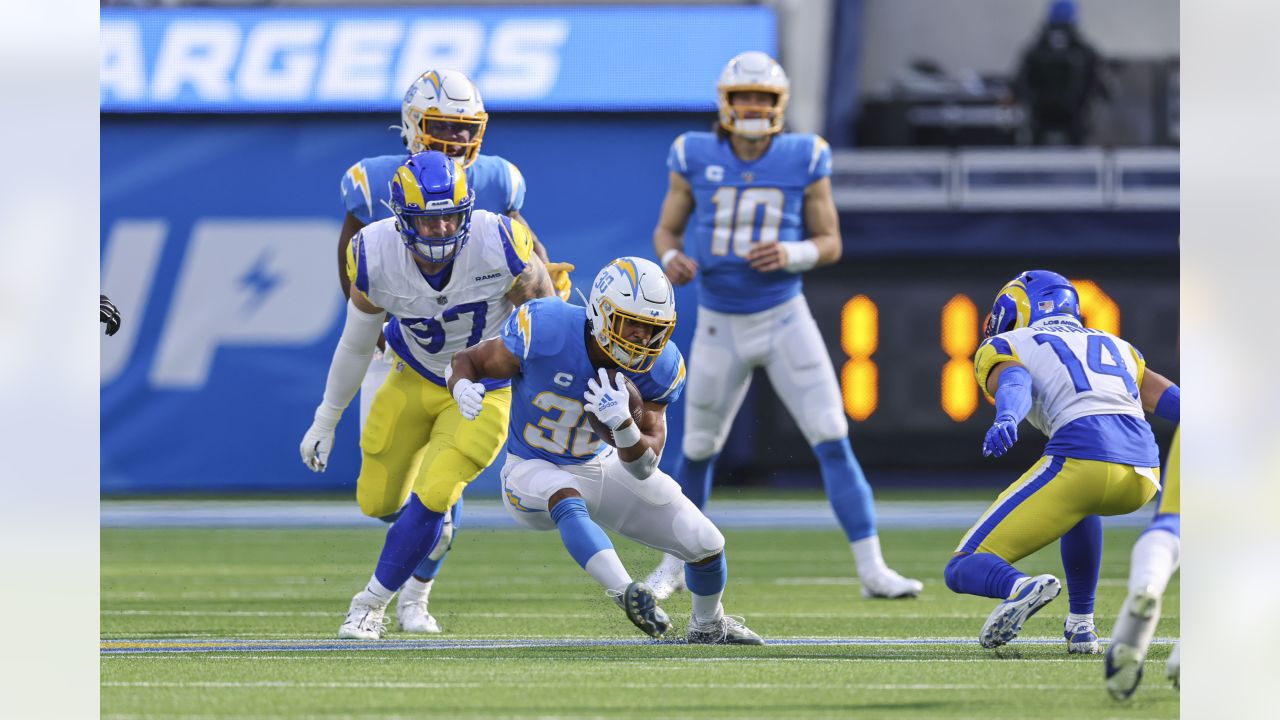 A general view of the Los Angeles Rams and Los Angeles Chargers