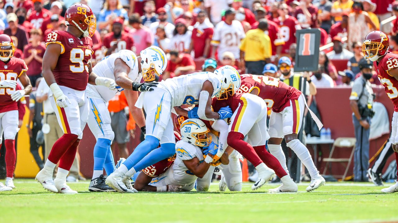 Washington Football Team Game Today: Washington vs Chargers injury