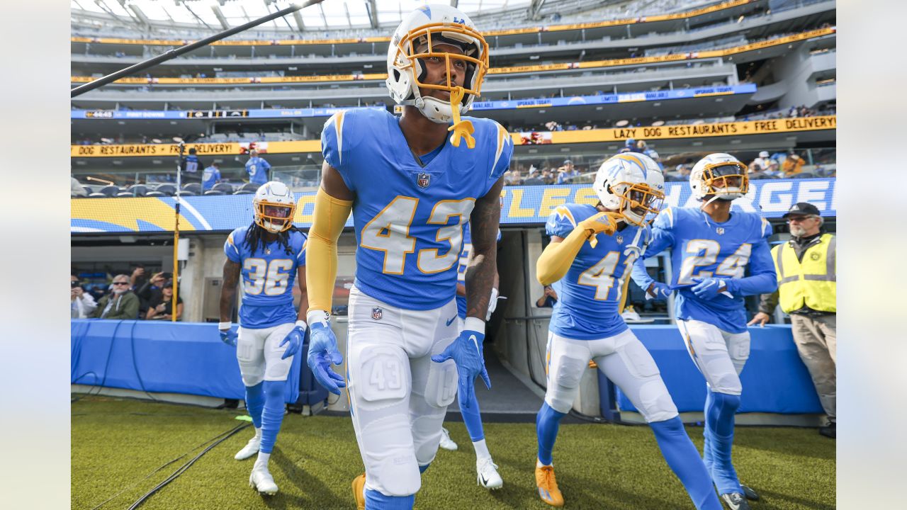 A general view of the Los Angeles Rams and Los Angeles Chargers Equipment  Room team store at SoFi Stadium, Monday, May 24, 2021, in Inglewood, Calif  Stock Photo - Alamy