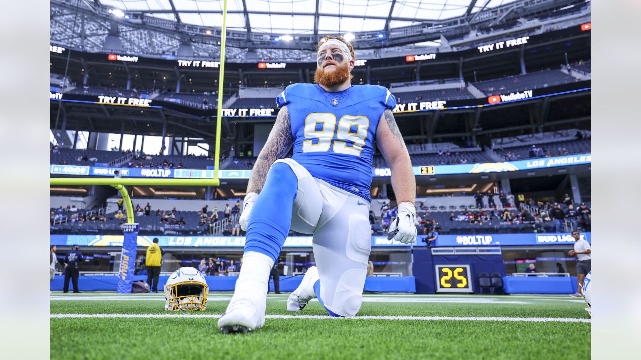 Photos: Bolts Arrive for Preseason Matchup with Saints at SoFi