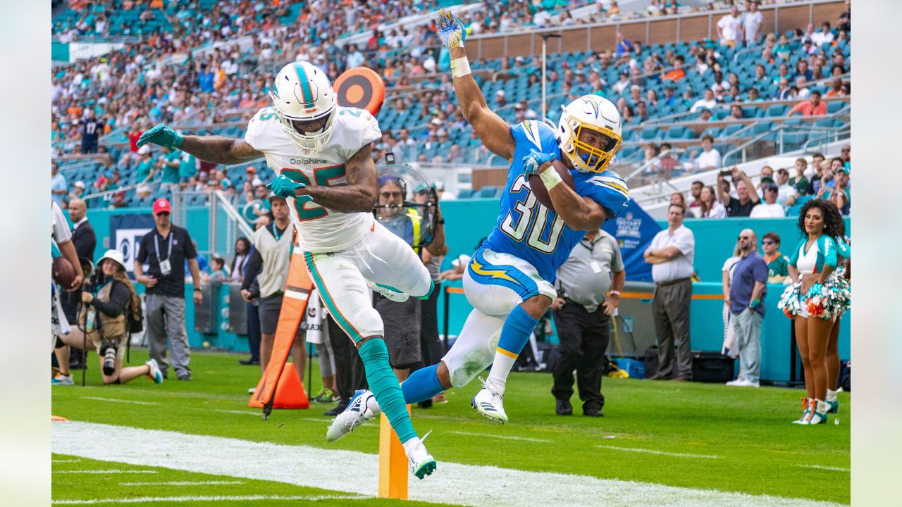 Drue Tranquill Los Angeles Chargers Game-Used #49 Powder Blue Jersey vs.  Miami Dolphins on December