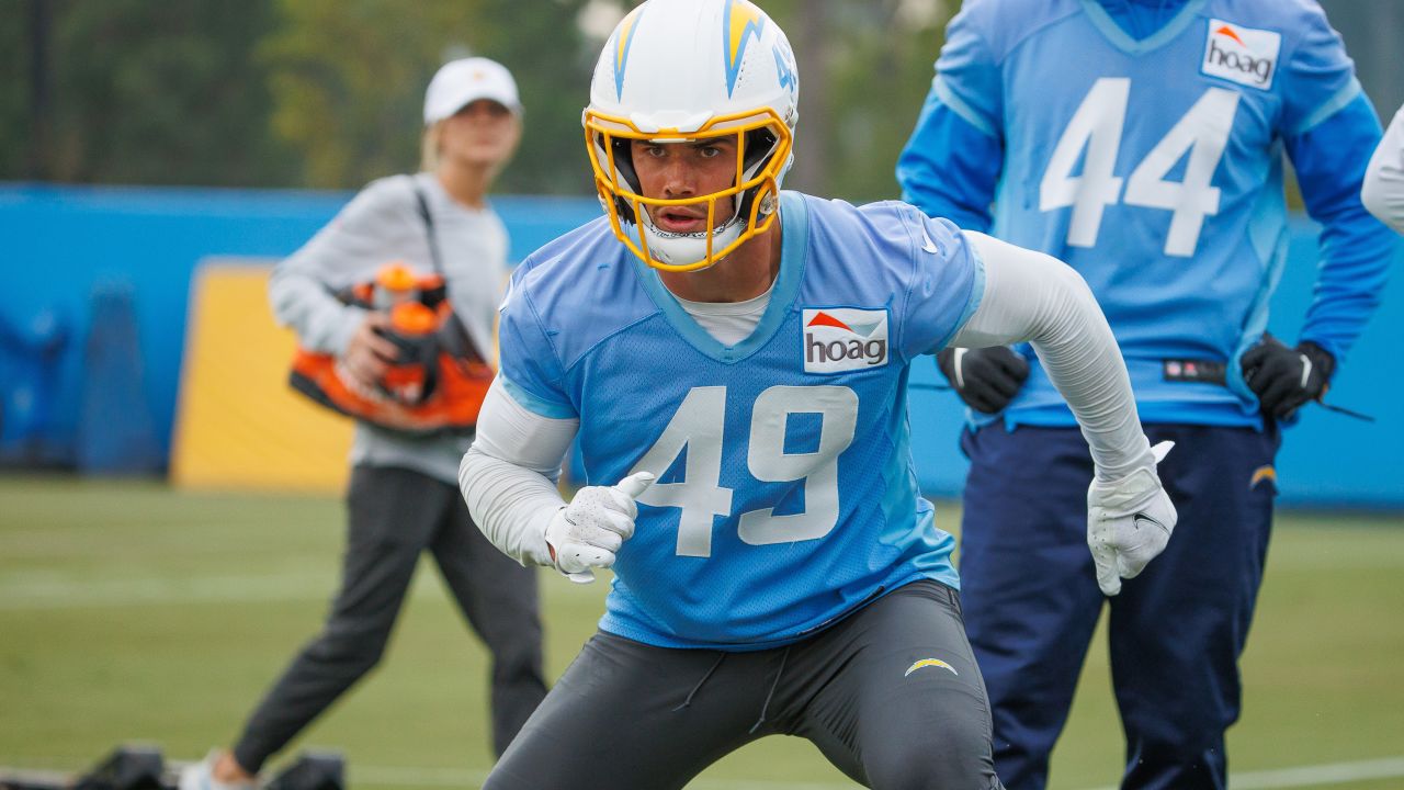 Las Vegas, Nevada, USA. 4th Feb, 2022. Los Angeles Chargers quarterback  Justin Herbert (10) during the AFC Pro Bowl Practice at Las Vegas Ballpark  in Las Vegas, Nevada. Darren Lee/CSM/Alamy Live News