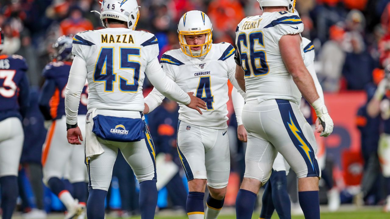 San Diego Chargers defensive end Joey Bosa (99) works against Denver  Broncos tight end John Phillips during the second half of an NFL football  game Thursday, Oct. 13, 2016, in San Diego. (