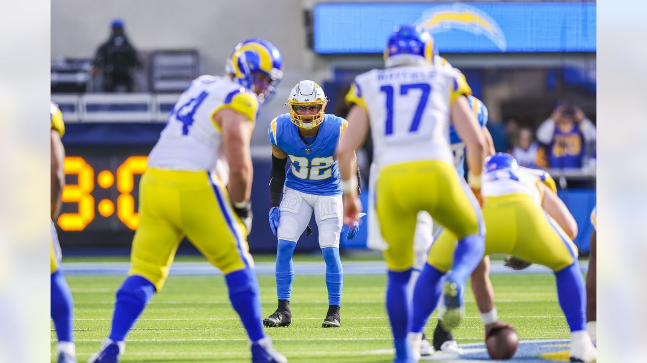 Inglewood, California, May 24, 2021, Jerseys of Los Angeles Rams