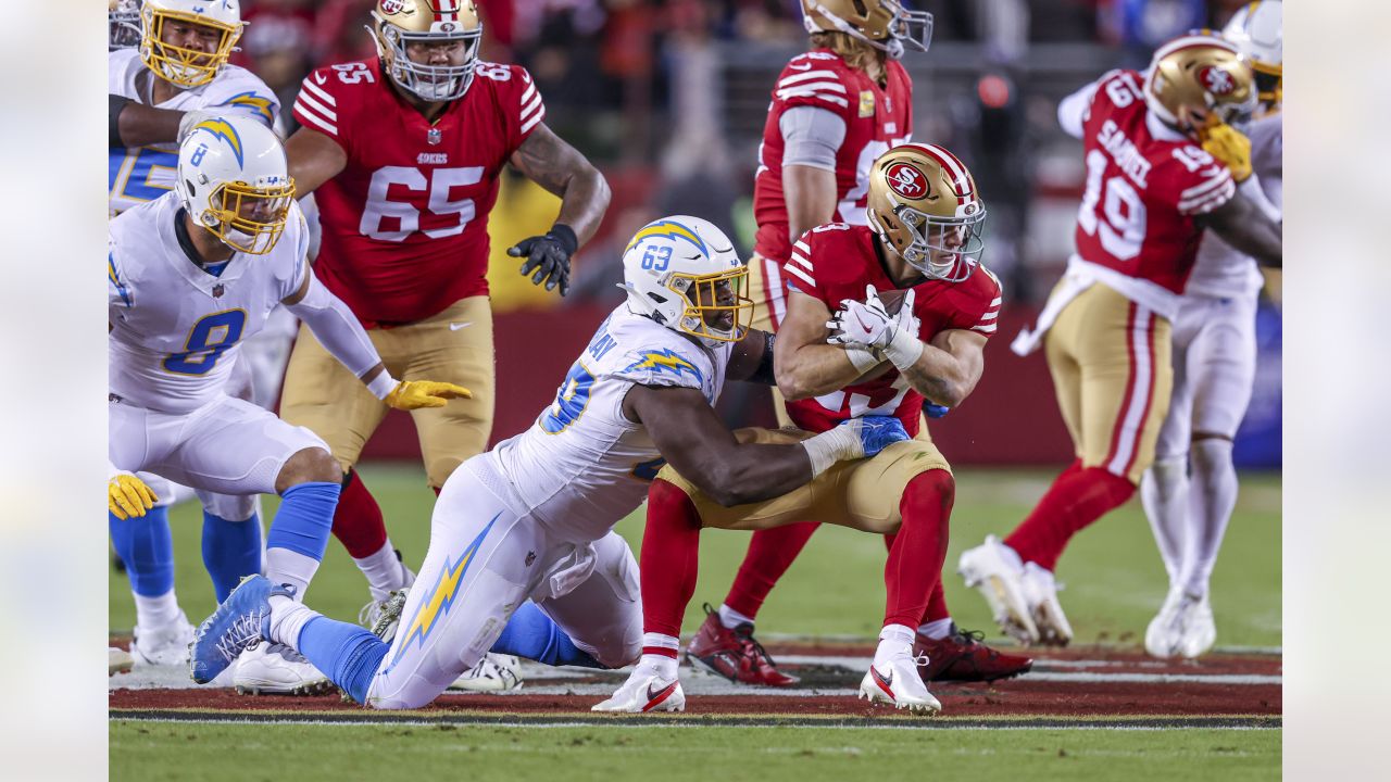 Los Angeles Chargers Game-Used Football vs. San Francisco 49ers on November  13, 2022