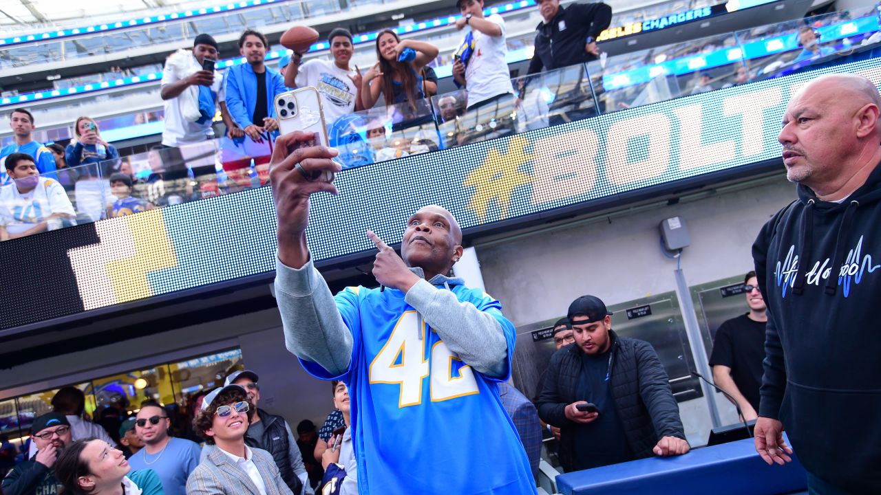 Thanks @chargers for having me at @sofistadium for the 2022 #draftfest  