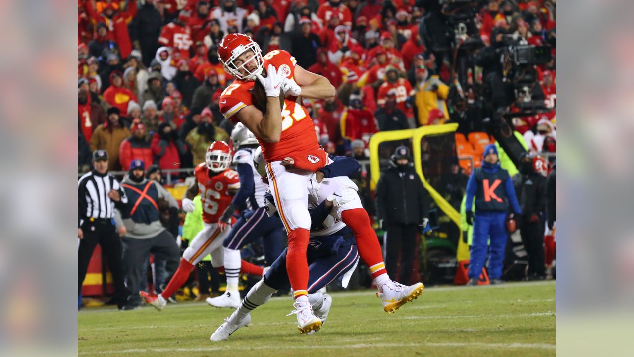 New England Patriots beat Kansas City Chiefs AFC Championship 2019 Images