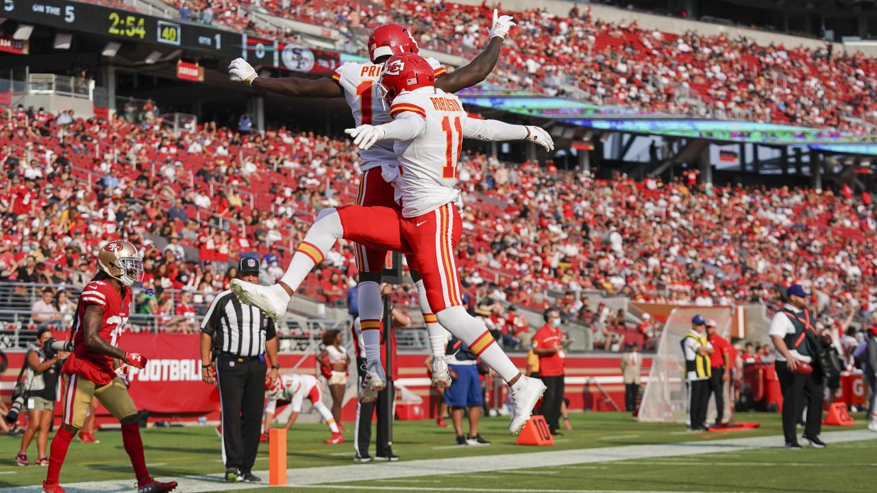 Touchdown in final minutes sends Chiefs over 49ers 19-16