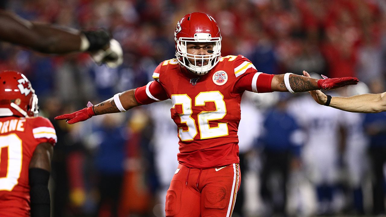 Kansas City Chiefs helmets sit on a cooler during the first half of an NFL  football game against the Indianapolis Colts, Sunday, Sept. 25, 2022, in  Indianapolis. (AP Photo/Michael Conroy Stock Photo 