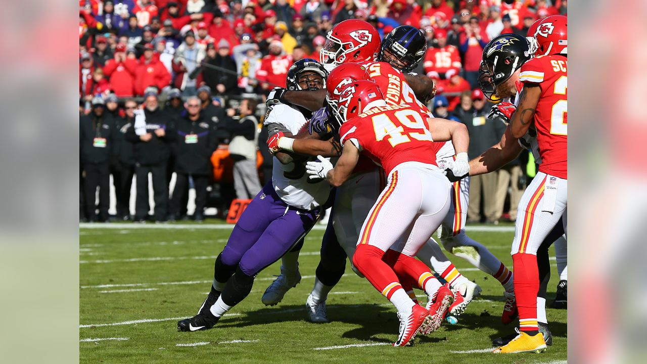 Baltimore, United States. 19th Sep, 2021. Kansas City Chiefs cornerback  L'Jarius Sneed (38) hugs his uncle, Ken Samuel, before facing the Baltimore  Ravens at M&T Bank Stadium in Baltimore, Maryland, on Sunday