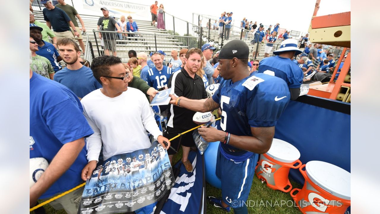 Colts camp opens in Anderson