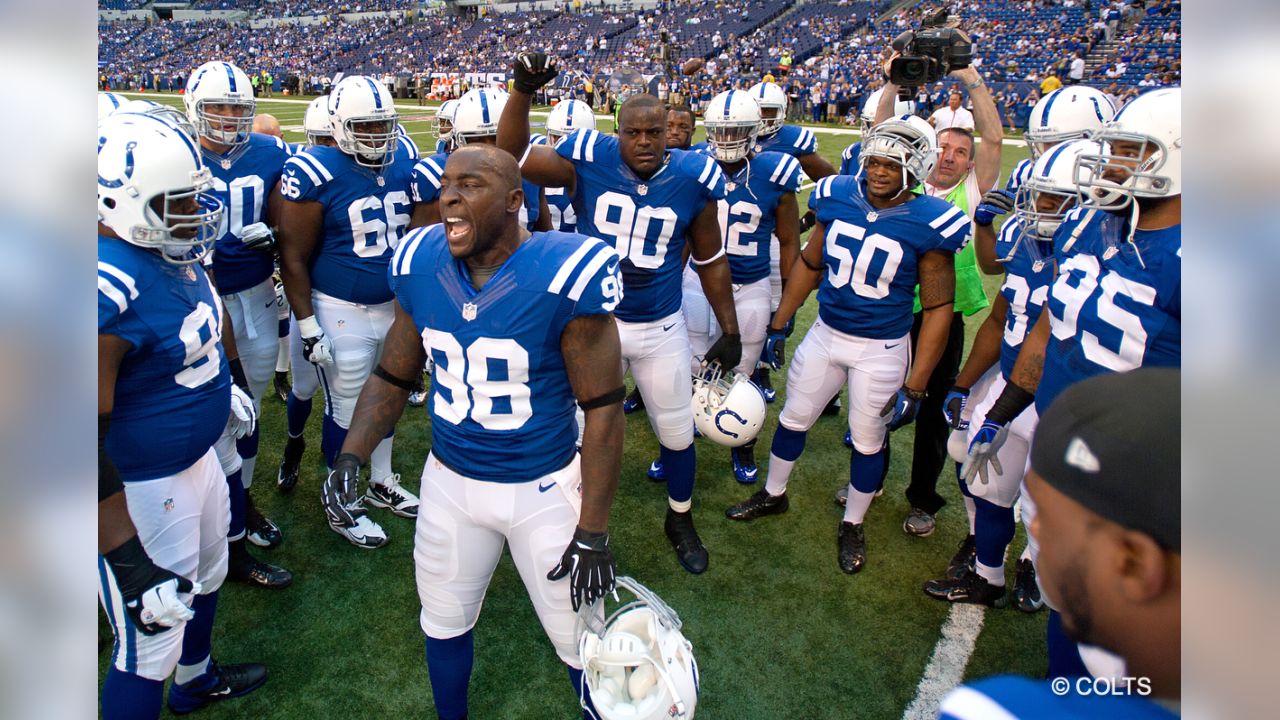 Indianapolis Colts to Don Throwbacks, Induct Robert Mathis into Ring of  Honor against Tampa Bay Buccaneers - Sports Illustrated Indianapolis Colts  News, Analysis and More