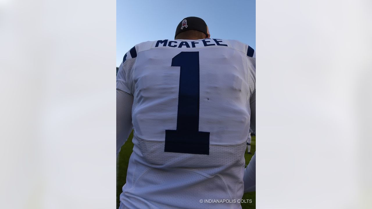 Nike Pat McAfee Indianapolis Colts White Game Jersey