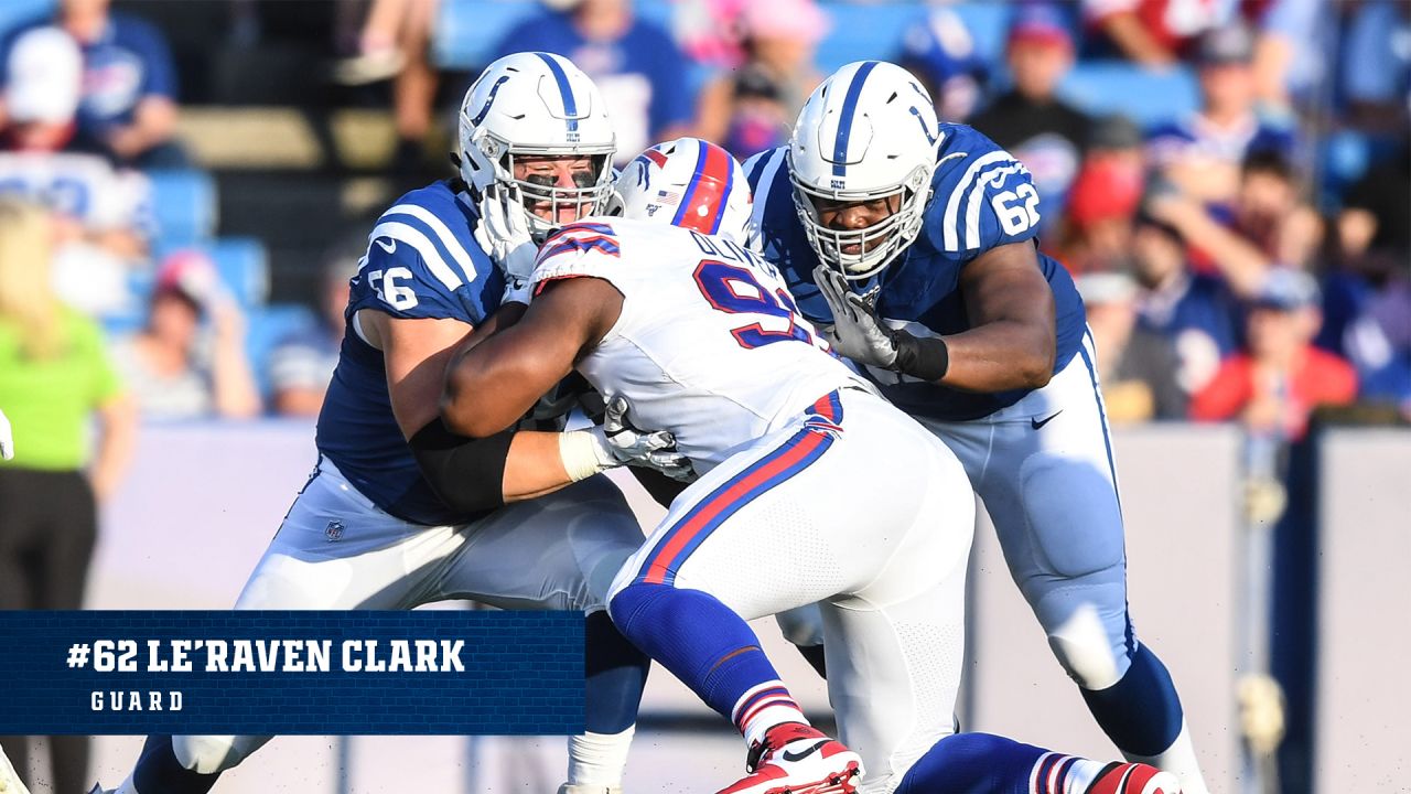 Colts' Le'Raven Clark, Joe Haeg make PFF's Team of the Week