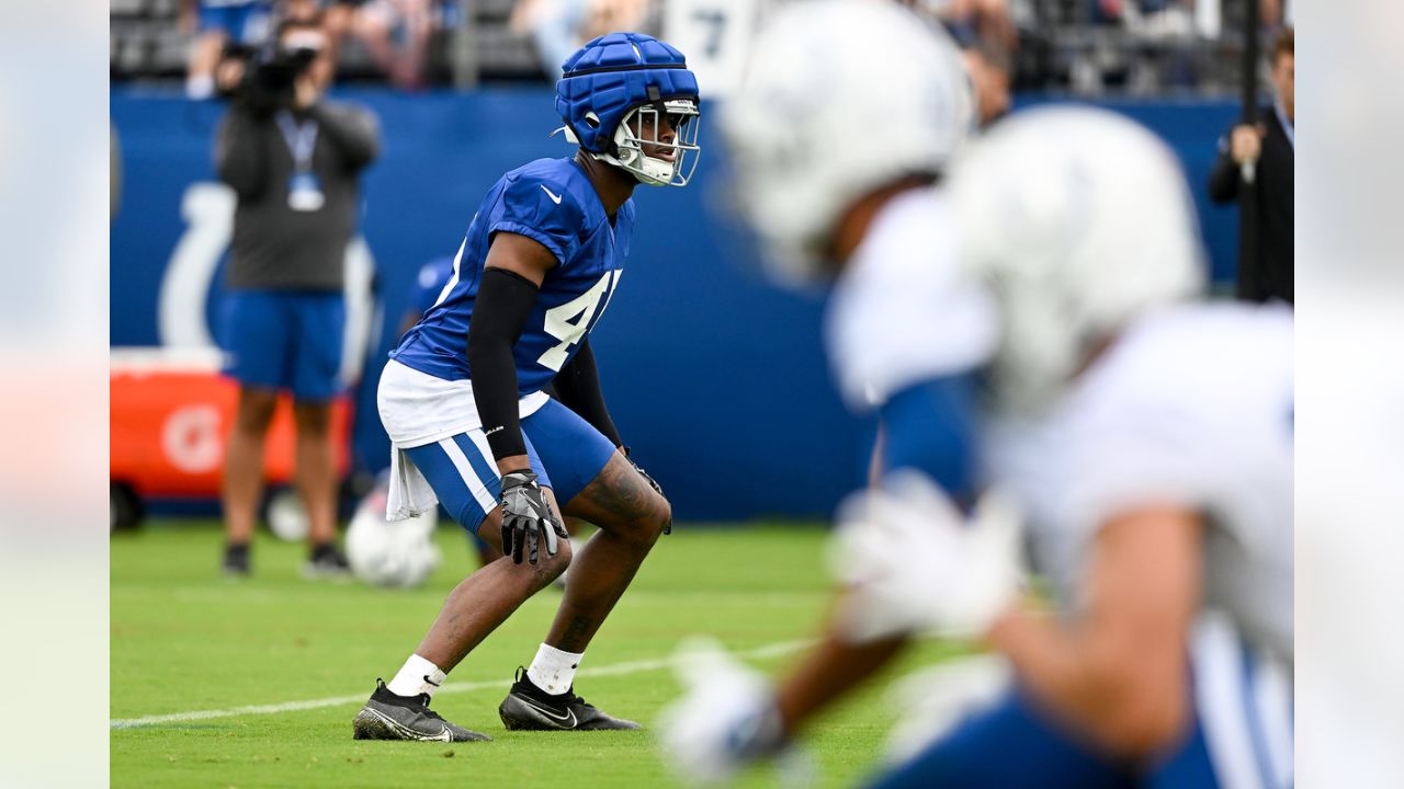 Indianapolis Colts safety Rodney Thomas II (25) in action against the  Philadelphia Eagles during an NFL pre-season football game, Thursday, Aug.  24, 2023, in Philadelphia. (AP Photo/Rich Schultz Stock Photo - Alamy