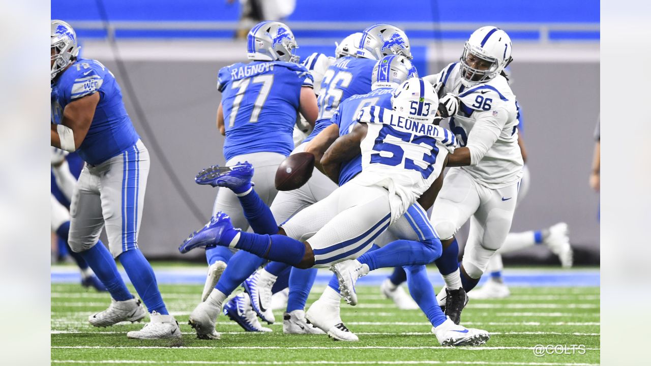 RECAP: Indianapolis Colts vs. Detroit Lions, Sunday Nov. 1