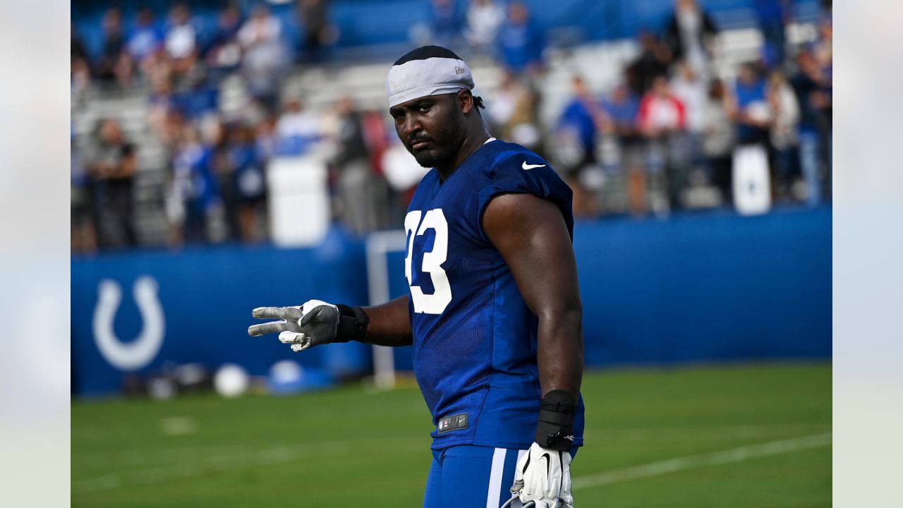 Indianapolis Colts wide receiver Alec Pierce (14) in action against the Philadelphia  Eagles during an NFL pre-season football game, Thursday, Aug. 24, 2023, in  Philadelphia. (AP Photo/Rich Schultz Stock Photo - Alamy