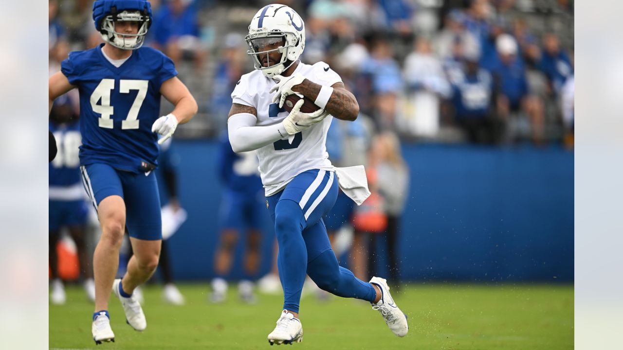 Indianapolis Colts wide receiver Alec Pierce (14) in action against the Philadelphia  Eagles during an NFL pre-season football game, Thursday, Aug. 24, 2023, in  Philadelphia. (AP Photo/Rich Schultz Stock Photo - Alamy