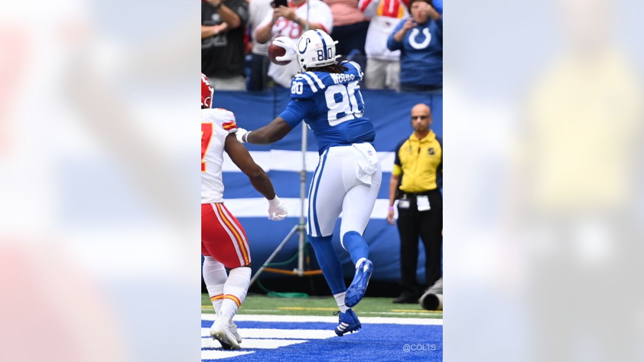 September 25, 2022, Indianapolis, Indiana, U.S: Indianapolis Colts  cornerback Tony Brown (38) lines up for a kickoff return during the game  between the Kansas City Chiefs and the Indianapolis Colts at Lucas