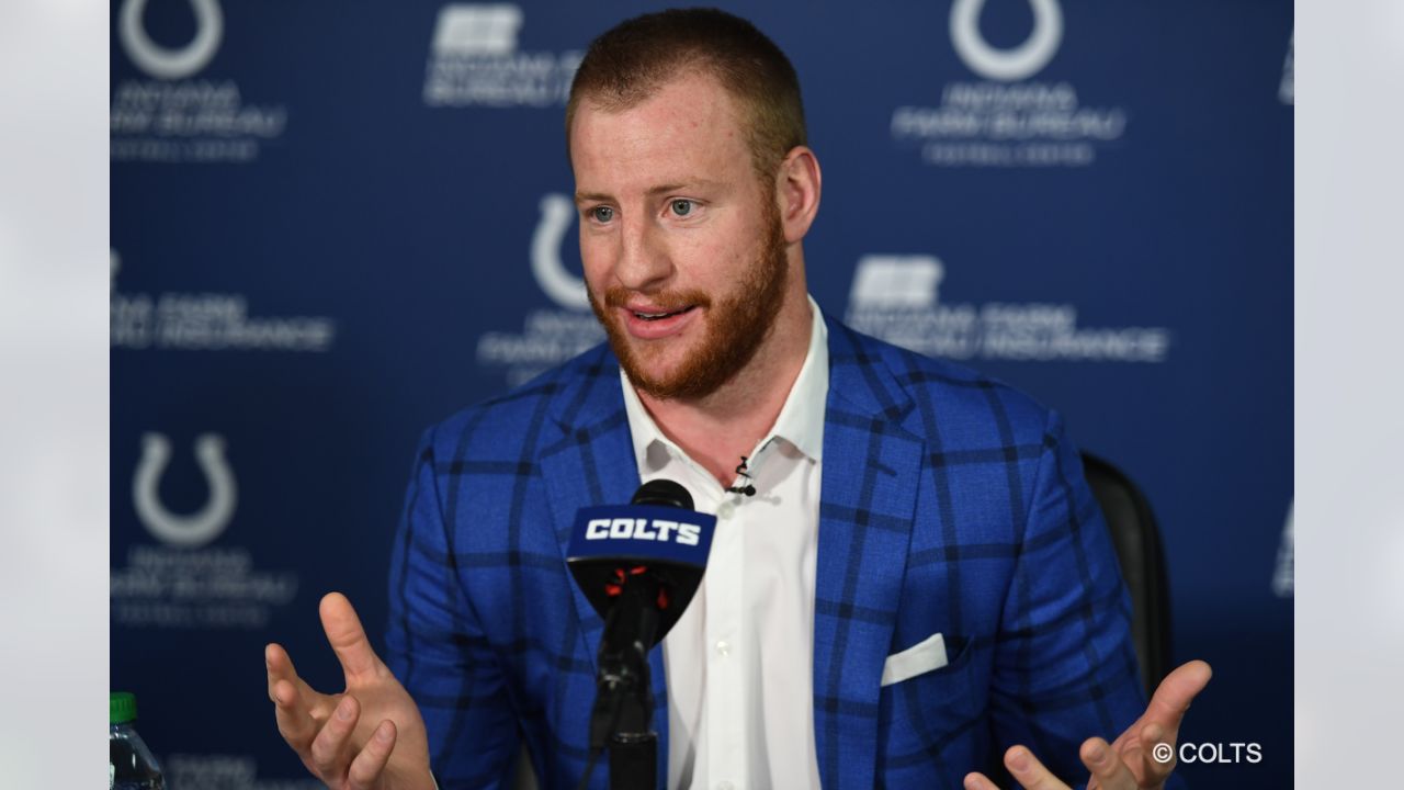 Carson Wentz explains new jersey number, exit from Philadelphia