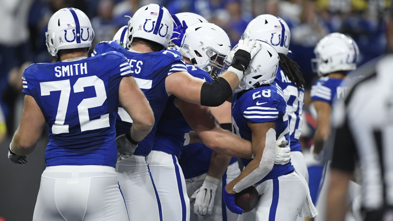 Patience has paid off for Colts rookie TE Jelani Woods, who hauled in two  TD catches Sunday