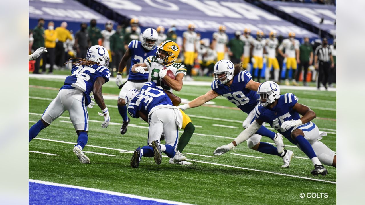 Check out the stats and notes from the Colts' Week 11 victory over the  Green Bay Packers