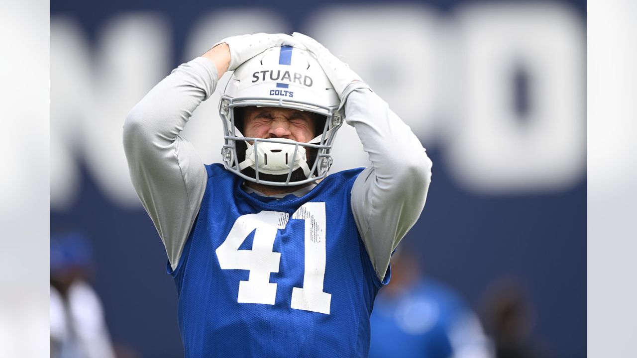 Indianapolis Colts linebacker Grant Stuard (41) during an NFL