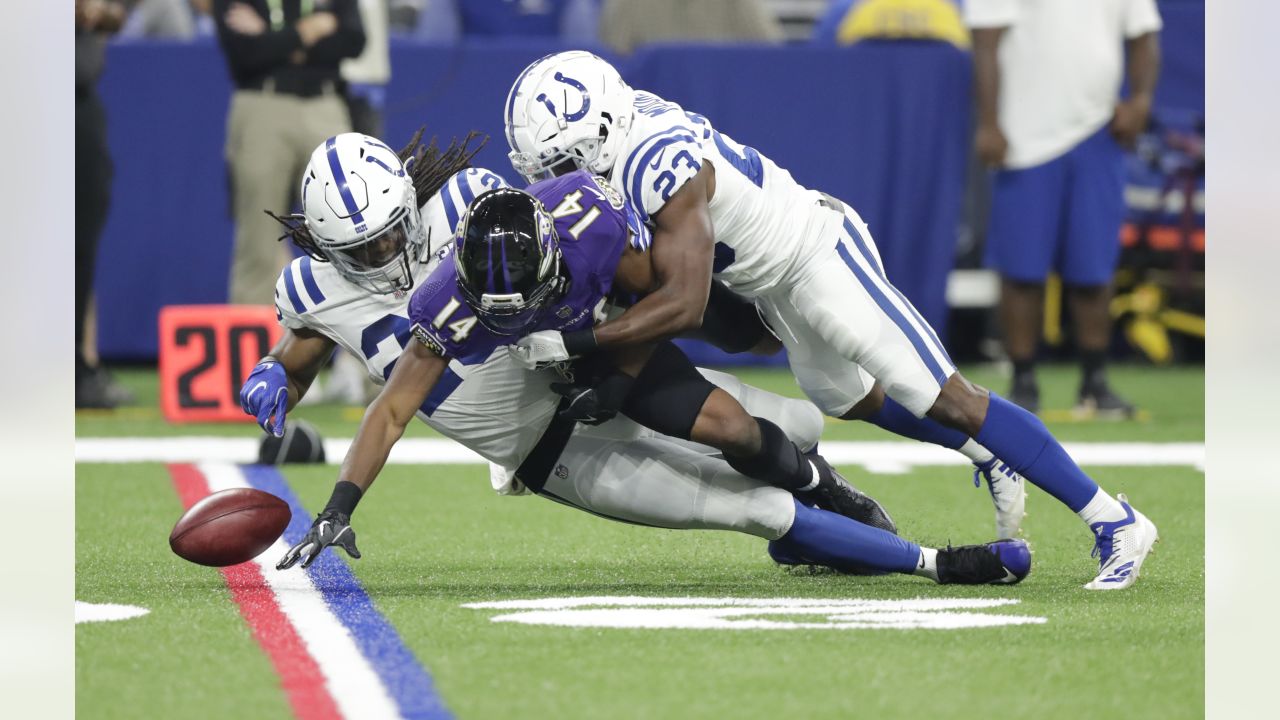 Sloppy Ravens Fumble One To Indy