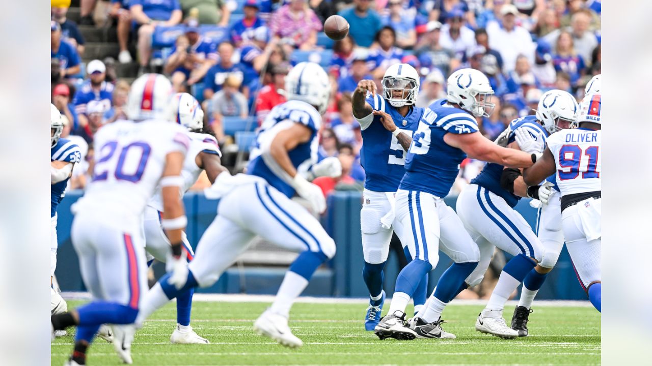 Colts rookie QB Anthony Richardson throws bad INT on his first preseason  possession