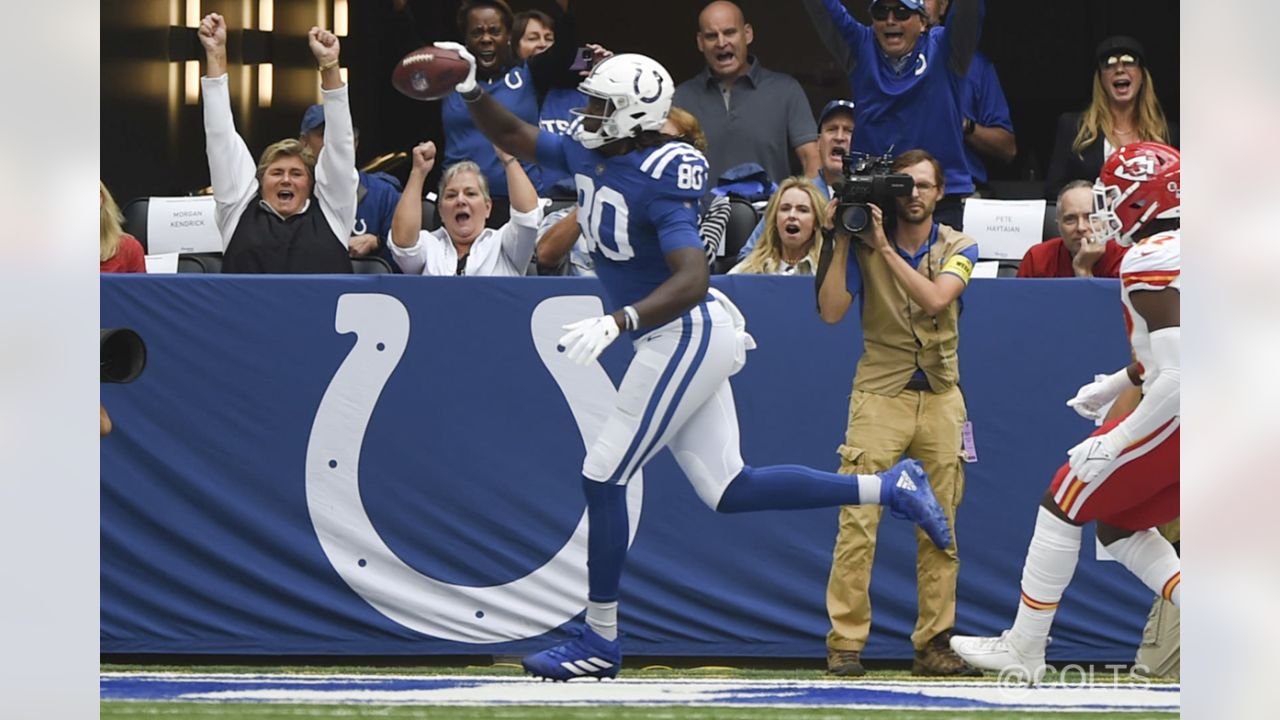 Colts rookie WR Alec Pierce logs his first three NFL receptions in