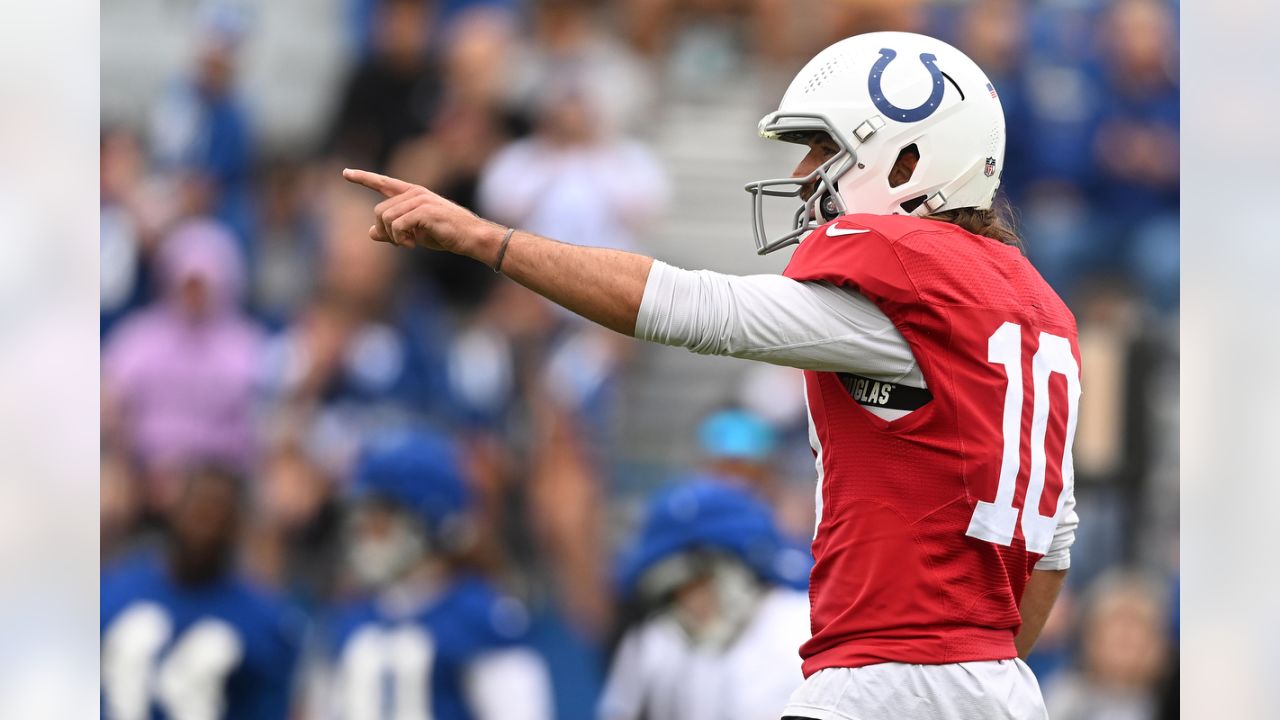 Indianapolis Colts wide receiver Alec Pierce (14) in action against the Philadelphia  Eagles during an NFL pre-season football game, Thursday, Aug. 24, 2023, in  Philadelphia. (AP Photo/Rich Schultz Stock Photo - Alamy