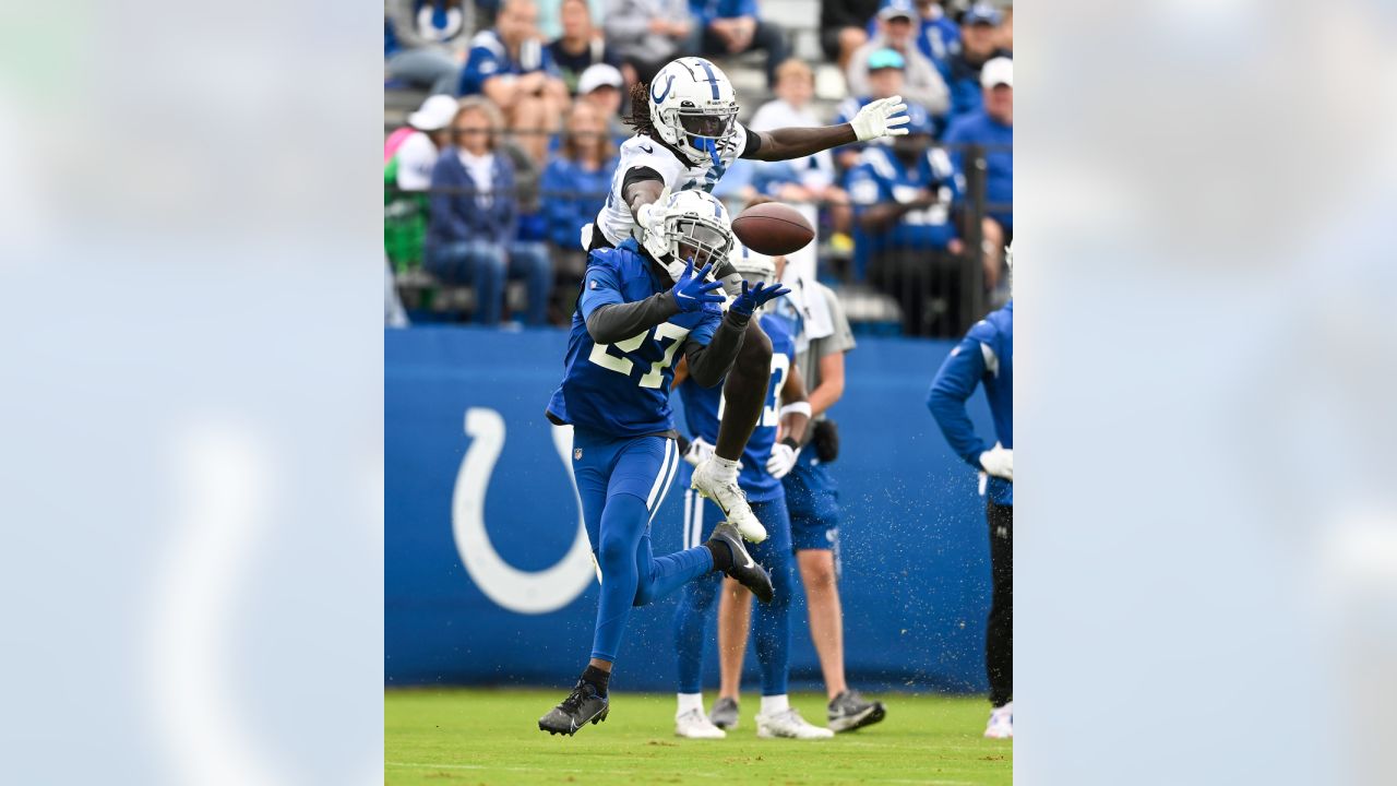 Indianapolis Colts wide receiver Alec Pierce (14) in action against the Philadelphia  Eagles during an NFL pre-season football game, Thursday, Aug. 24, 2023, in  Philadelphia. (AP Photo/Rich Schultz Stock Photo - Alamy