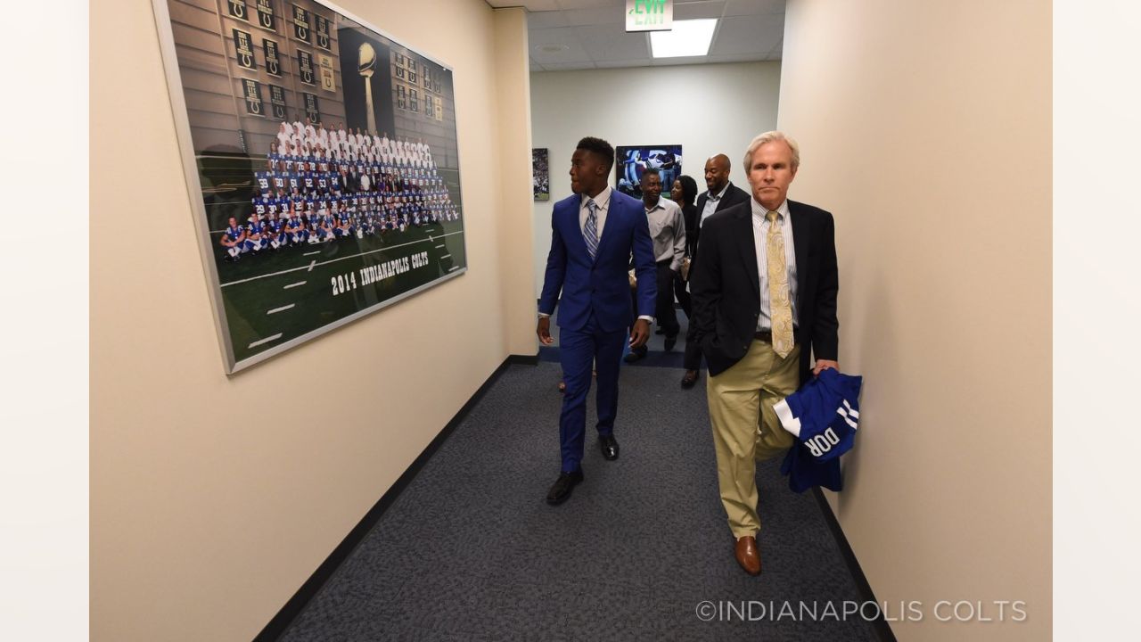 Jim Irsay Meets Phillip Dorsett, Shares Thoughts On Colts 2015 Draft