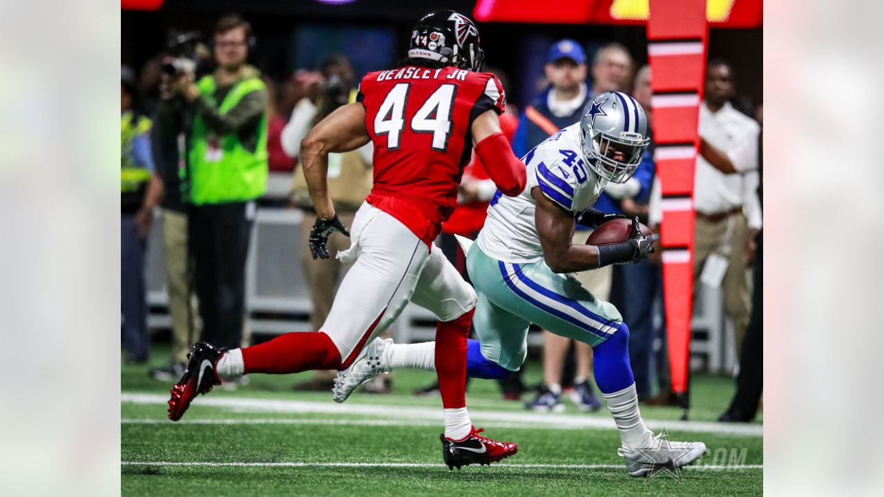 June 14th, 2017: .Dallas Cowboys fullback Rod Smith (45) .during an NFL  minicamp at The Star in Frisco, TX.Manny Flores/Cal Sport Media Stock Photo  - Alamy