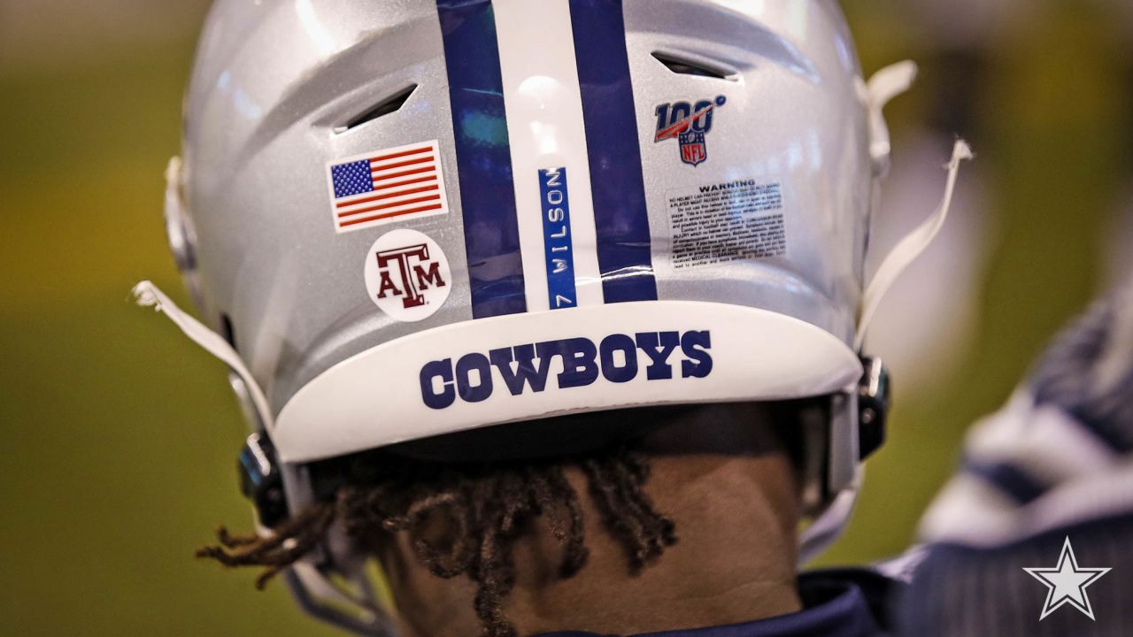 What does the new decal on the Cowboys helmet mean?