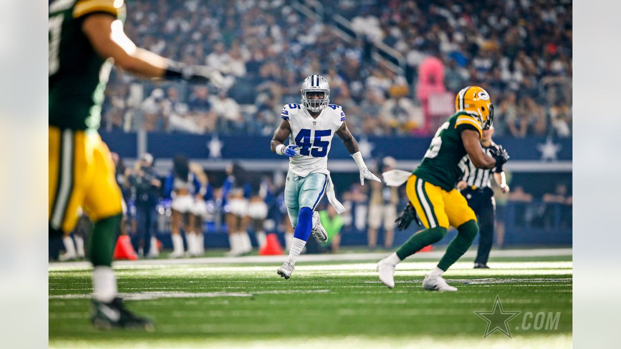 November 19, 2017: Dallas Cowboys running back Rod Smith #45 before an NFL  football game between the Philadelphia Eagles and the Dallas Cowboys at  AT&T Stadium in Arlington, TX Philadelphia defeated Dallas