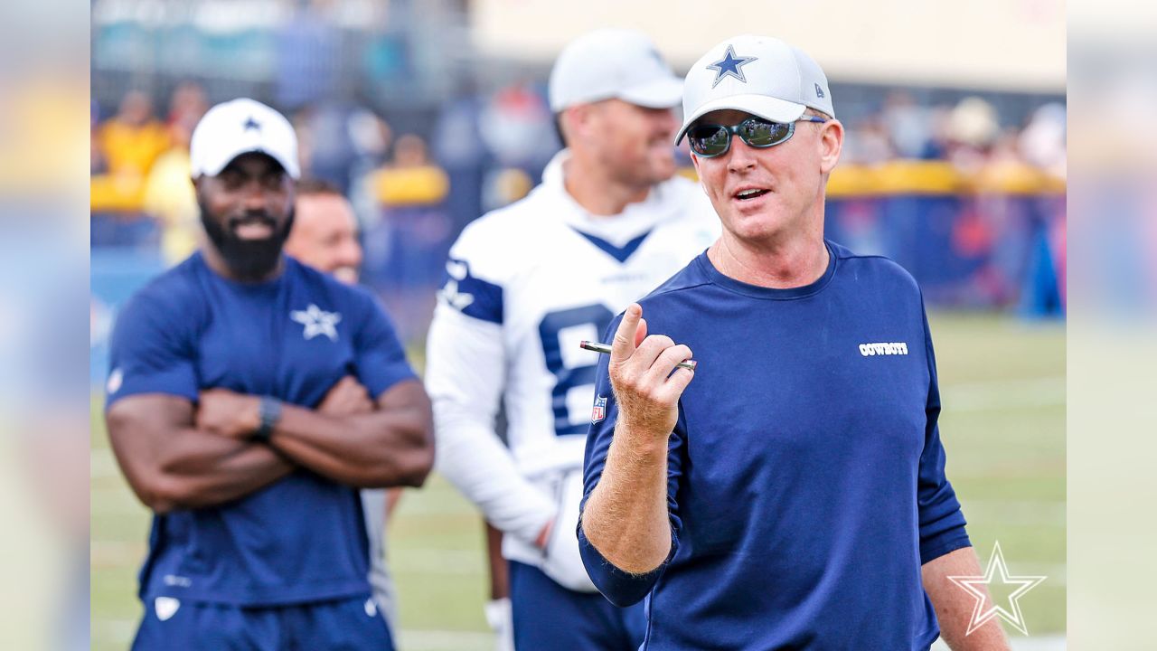 Dallas Cowboys offensive tackle Josh Ball (75) participates in drills at  the NFL football team's practice facility in Oxnard, Calif. Wednesday, Aug.  3, 2022. (AP Photo/Ashley Landis Stock Photo - Alamy