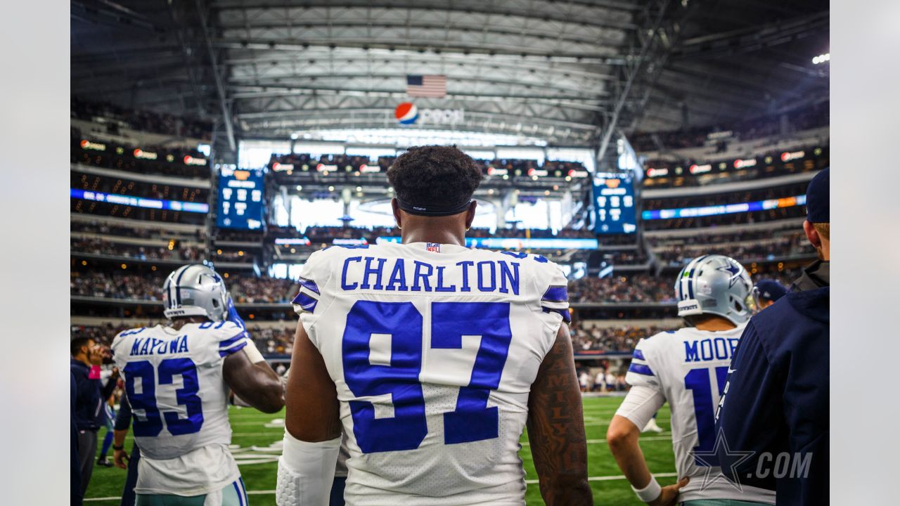 October 01, 2017: Dallas Cowboys defensive end Taco Charlton #97